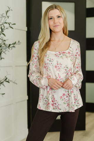 Tea Garden Floral Blouse
