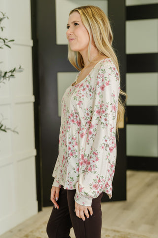 Tea Garden Floral Blouse