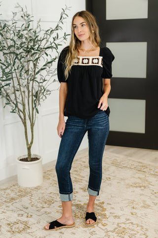 Crochet Detail Top