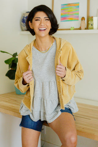 Drift Away Tiered Babydoll Top