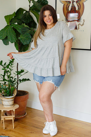 Drift Away Tiered Babydoll Top