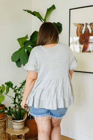 Drift Away Tiered Babydoll Top