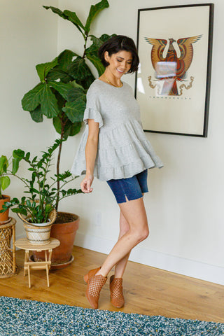 Drift Away Tiered Babydoll Top