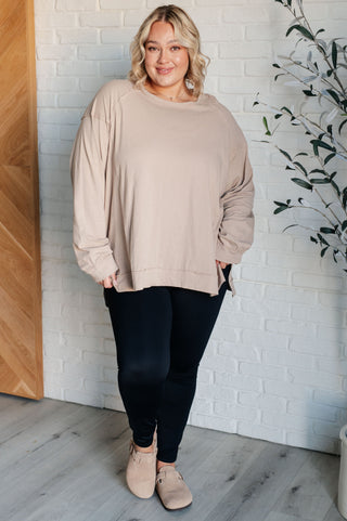 Latte Lounge Long Sleeve top