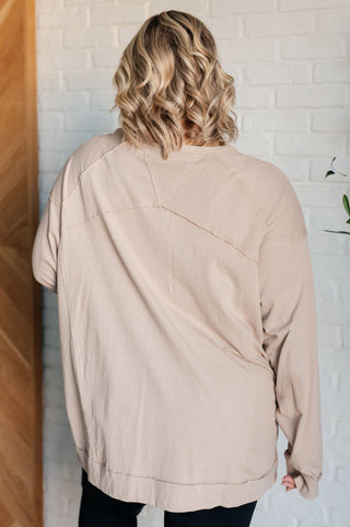 Latte Lounge Long Sleeve top