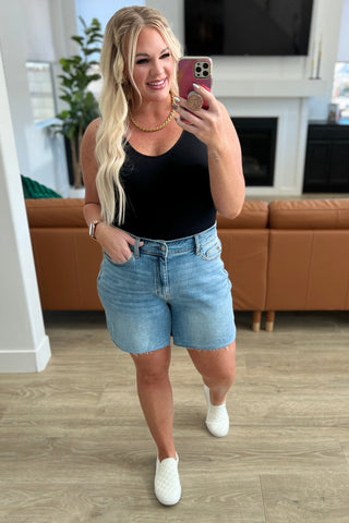 Judy Blue  High Rise Cutoff Shorts