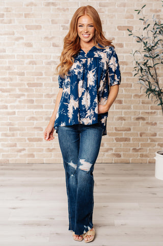 The Island Breeze Floral Blouse