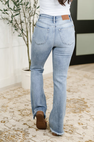Judy Blue High Rise Shield Pocket Flare Jeans