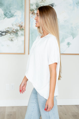Cloud Cover Pleat Detail Top