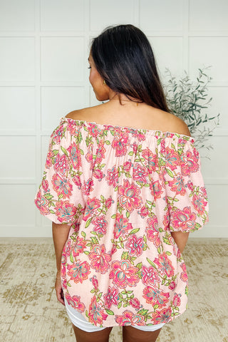 Wildflower Breeze Off the Shoulder Blouse