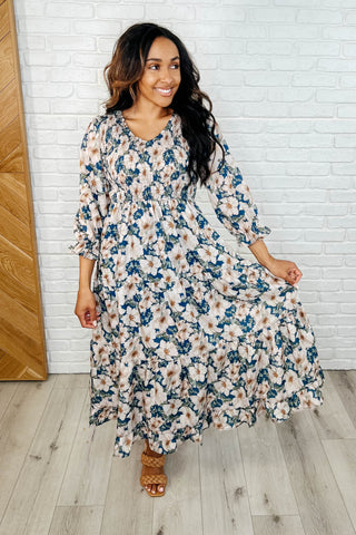 The White Petal V-Neck Dress