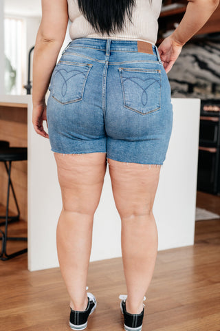 Judy Blue  High Rise Cutoff Shorts