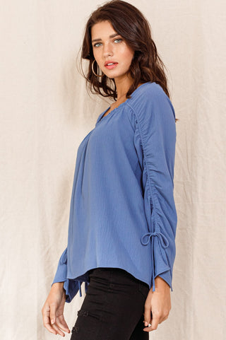 Solid Air Flow Square Neck Top