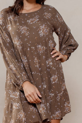 Ditsy Floral Babydoll Mini Dress