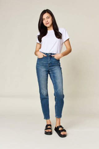 Judy Blue Tummy Control High Waist Relaxed Skinny Jeans