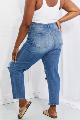 RISEN High Rise Relaxed Jeans