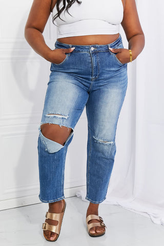 RISEN High Rise Relaxed Jeans