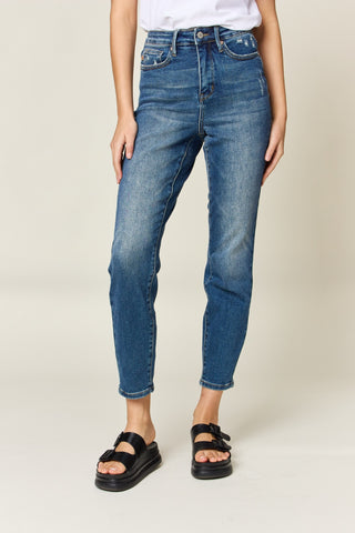 Judy Blue Tummy Control High Waist Relaxed Skinny Jeans