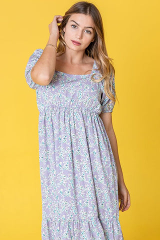 Ditsy Floral Square Neck Sundress