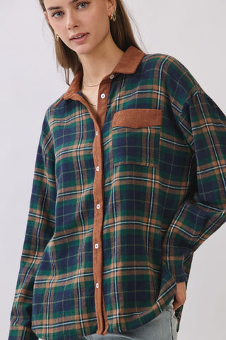 Plaid Blouse Shirt