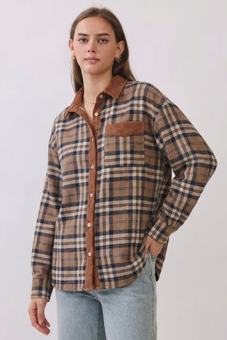 Plaid Blouse Shirt