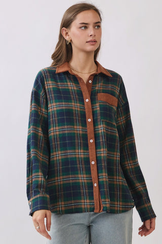 Plaid Blouse Shirt