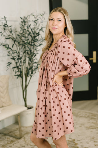 Southern Swing Pleated Detail Dress