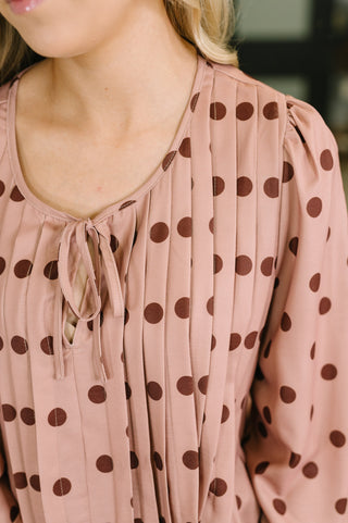 Southern Swing Pleated Detail Dress