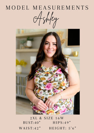 Still Waters Bloom V-Neck Dress in Blue