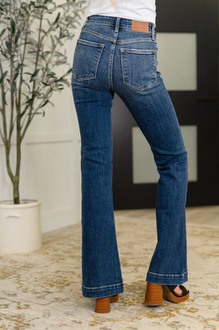 Judy Blue High Waist Classic Dark Wash Flare