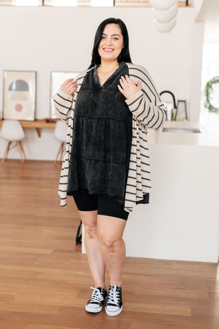 Moon Drift Mineral Wash V-Neck Dress