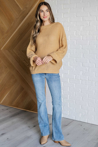 Harvest Morning Sleeve Sweater in Wheat