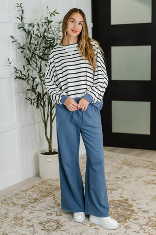 Cozy Coastal Stripe Pullover