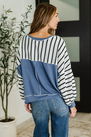Cozy Coastal Stripe Pullover