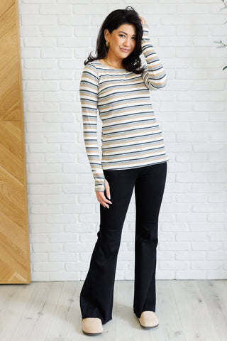 Coastal Weekend Stripe Top