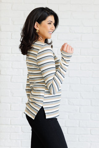 Coastal Weekend Stripe Top