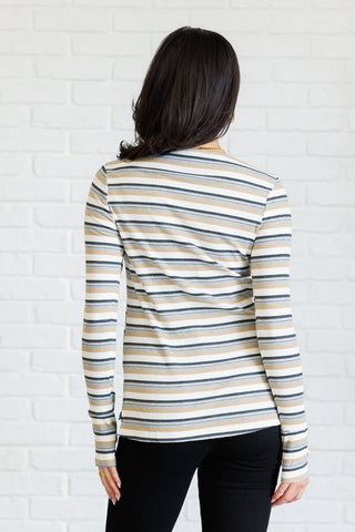 Coastal Weekend Stripe Top