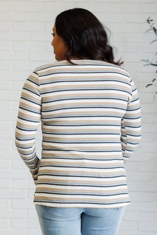 Coastal Weekend Stripe Top