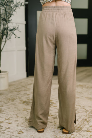 Straight Leg Lounge Pants in Light in Cocoa