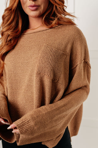 Morning Latte Boatneck Sweater