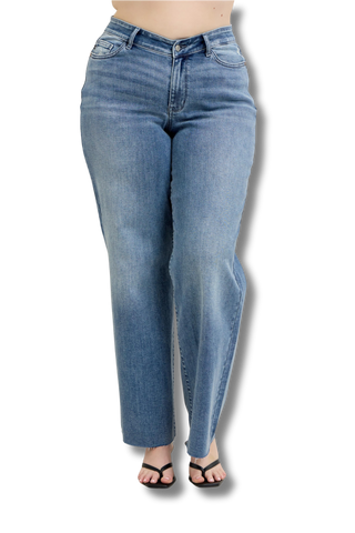 Judy Blue V-Front Baggy Jeans