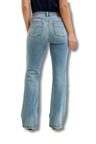 Judy Blue Mid Rise Flare Jeans
