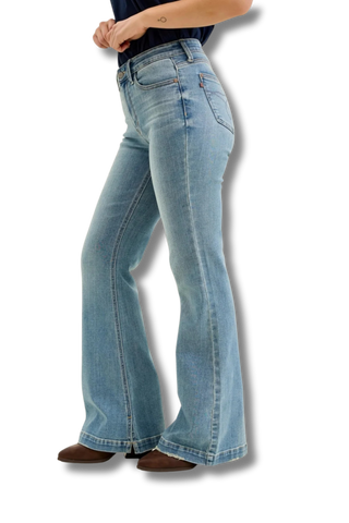 Judy Blue Mid Rise Flare Jeans