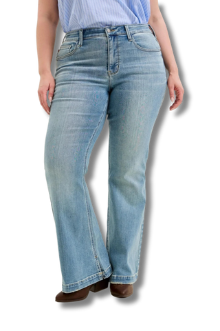 Judy Blue Mid Rise Flare Jeans