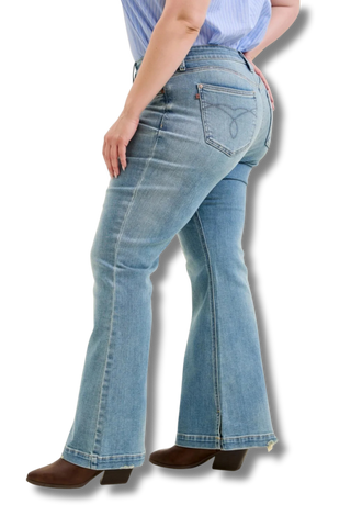 Judy Blue Mid Rise Flare Jeans