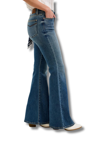 Judy Blue Mid Rise Jaqueline Flare Jeans