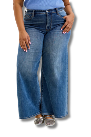 Judy Blue High Waisted Palazzo Jeans