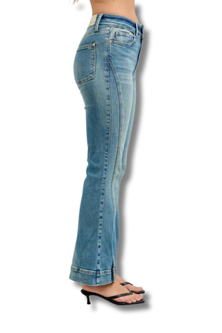 Judy Blue High Waist Vintage Wash Flare Jeans