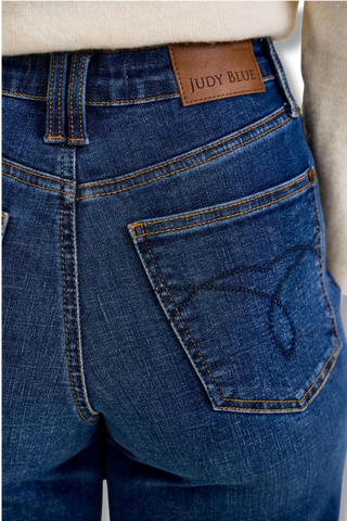 Judy Blue High Rise T.C. Claudia Ankle Wide Jeans