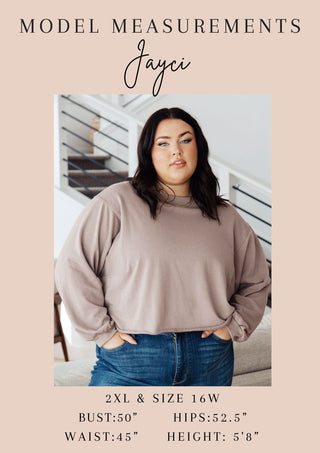 Easy Days Knit Sweater Top in Rust